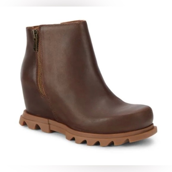 Sorel Joan Of Arctic Waterproof Wedge IIl Booties In Brown Size 9 - Picture 2 of 16